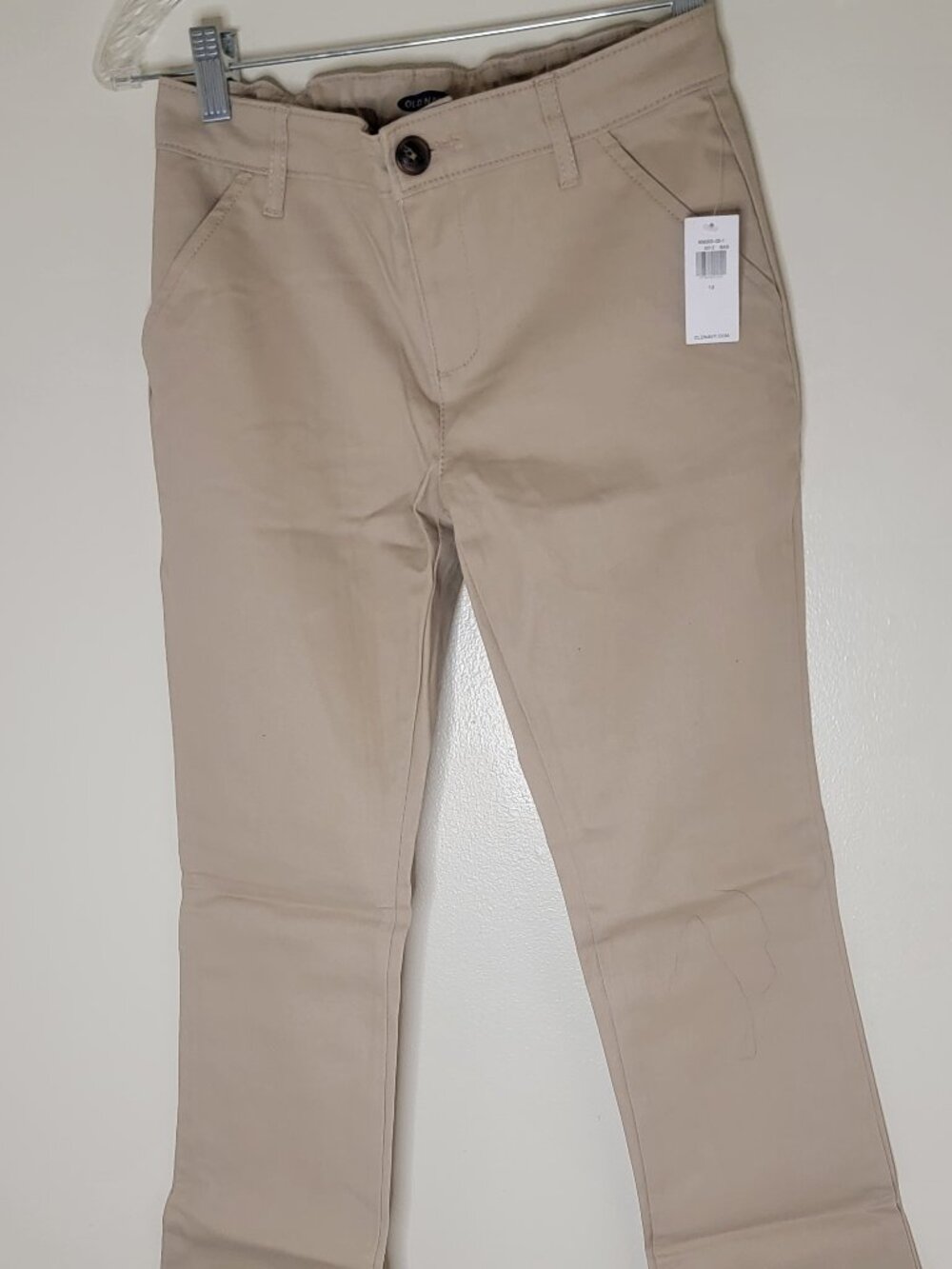 NEW Old Navy Boot-Cut Uniform Chinos Tan Boys Size 12